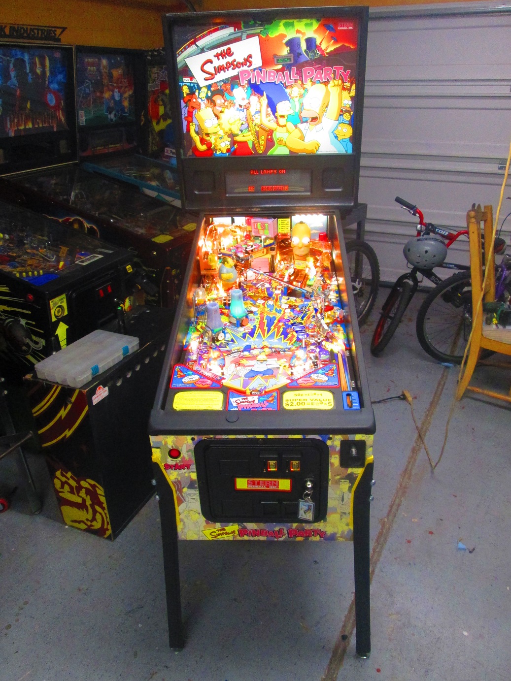 Stern came out with The Simpsons Pinball Party in 2003, and went on to produce around 4,000 machines. (IPDB)