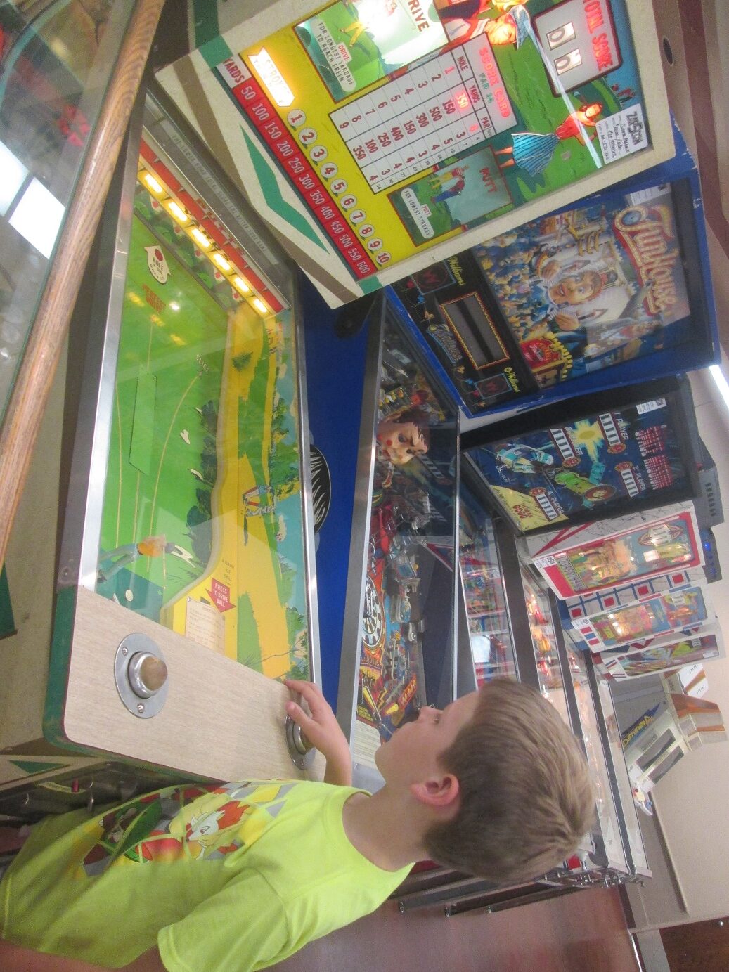 Our kids are always excited for ZapCon Eve. Milo had fun checking out some of the vintage games.