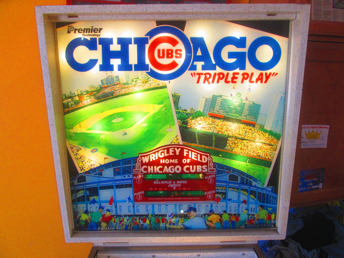This game came out one year after the Cubs won the pennant, the first time they'd won anything in four decades.