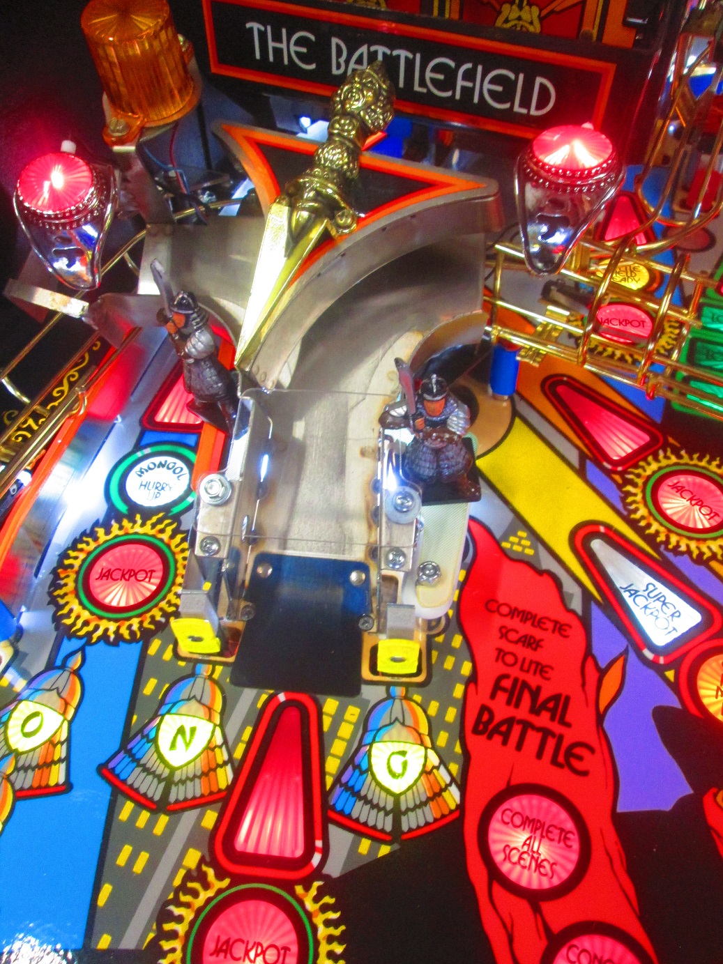 Toys like the diverter-driven ramps make this game a favorite among pinball pros and novices alike.